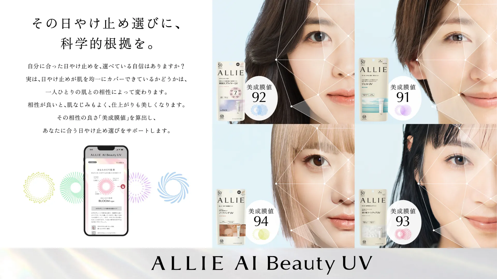 AIが選ぶ、あなたに最適な日焼け止め – カネボウ「ALLIE」が新サービス「ALLIE AI Beauty UV」を開始