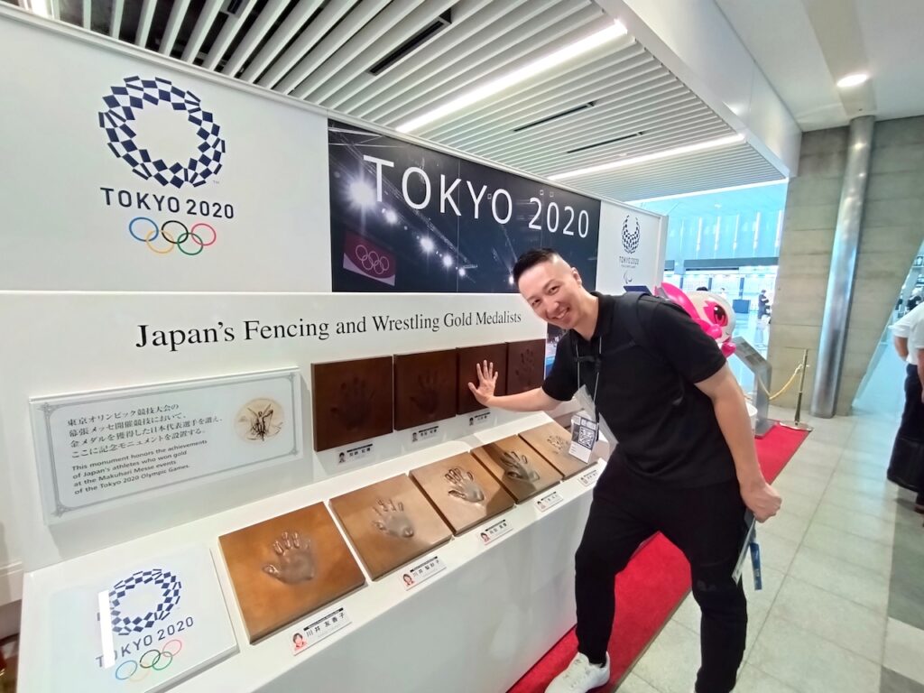 幕張メッセの東京2020オリンピック・パラリンピック競技大会展示コーナー